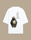 Panda Design Oversized Cotton T-Shirt