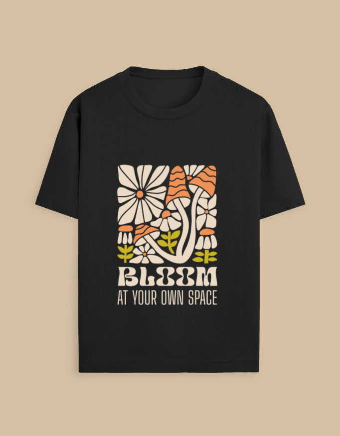 blossom design 100%premium cotton tshirt