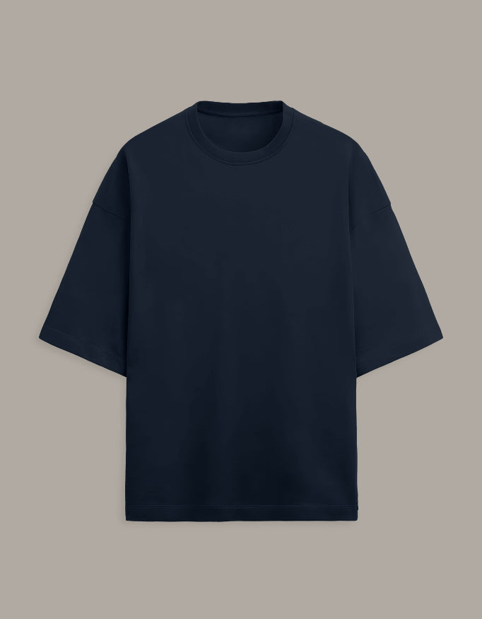 panda design black cotton terry tshirt